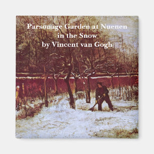 Pfarrgarten in Nuenen von Vincent van Gogh Magnet