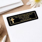 Pfarrkirche Modernes Gold und Black Business