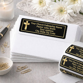 Pfarrkirche Modernes Gold und Black Business