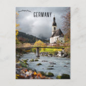 Pfarrkirche St Sebastian Deutschland Postkarte (Vorderseite)