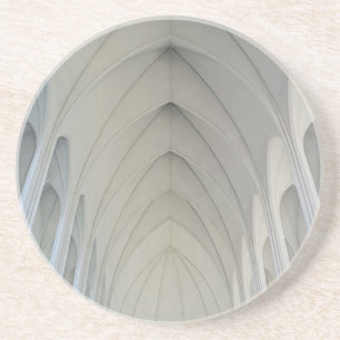 Pfarrkirche und Sehenswürdigkeiten von Reykjavik Untersetzer