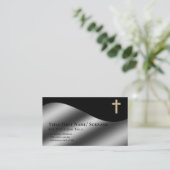 PfarrPastor Clergy, Christlicher Glaube Visitenkarte (Stehend Vorderseite)