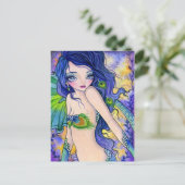 Pfau Allure - Postkarte (Stehend Vorderseite)