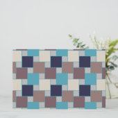 Pfau am Strand Briefpapier (Stehend Vorderseite)