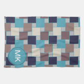 Pfau am Strand Handtuch (Horizontal)