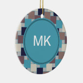 Pfau am Strand Keramikornament (Rechts)