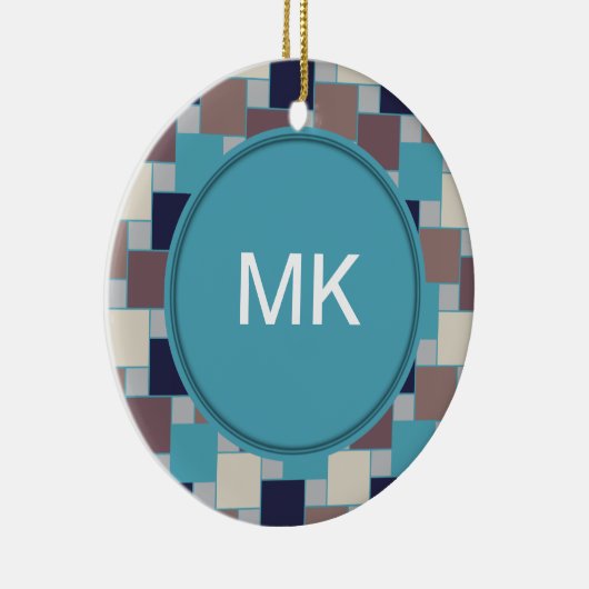 Pfau am Strand Keramikornament (Rechts)