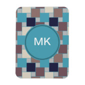 Pfau am Strand Magnet (Vertikal)