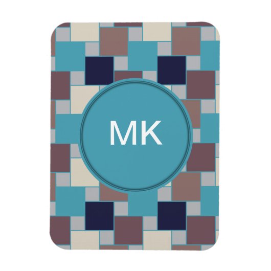 Pfau am Strand Magnet (Vertikal)