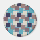 Pfau am Strand Magnet (Vorne)