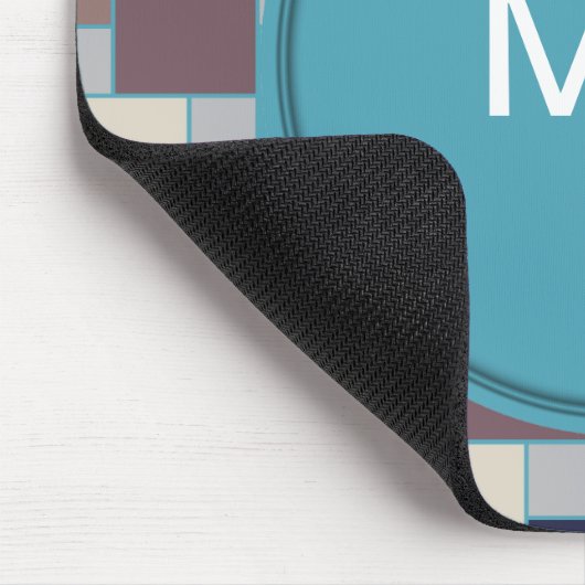 Pfau am Strand Mousepad (Ecke)