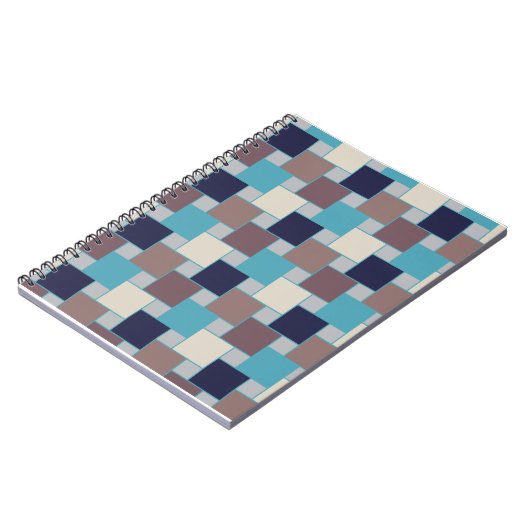 Pfau am Strand Notizblock (Linke Seite)