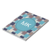 Pfau am Strand Notizblock (Rotiert)