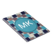 Pfau am Strand Notizblock (Rechte Seite)