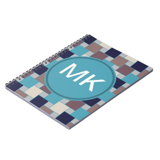 Pfau am Strand Notizblock (Linke Seite)