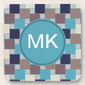 Pfau am Strand Untersetzer (Vorderseite)