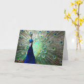 Pfau-Anmerkungs-Karte Karte (Gelbe Blume)