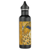 Pfau Antike Vintage Farbe Trinkflasche (Links)