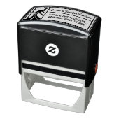 Pfau Art Deco Grenze | Name und Rücksendeadresse Permastempel (Produkt)