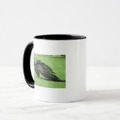 Pfau auf dem Gebiet Tasse (Vorderseite Links)