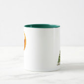 Pfau auf dem Mond Tasse (Zentrum)