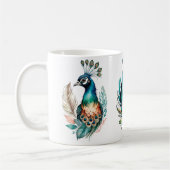 Pfau auf einer Tasse (Links)