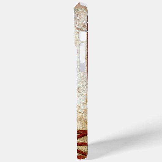 Pfau auf Fresco Antikes antikes Gemälde Case-Mate iPhone Hülle (Rückseite / Links)