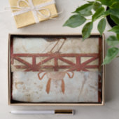 Pfau auf Fresco Antikes antikes Gemälde Seidenpapier (Geschenk)