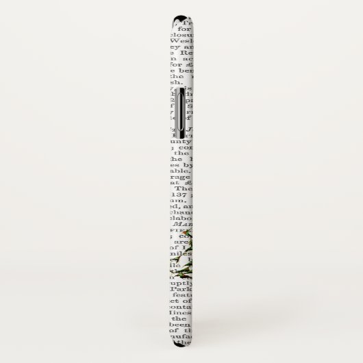 Pfau auf Postbox Case-Mate iPhone Hülle (Hinten/Rechts)