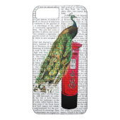Pfau auf Postbox Case-Mate iPhone Hülle (Rückseite)