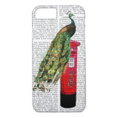 Pfau auf Postbox Case-Mate iPhone Hülle (Rückseite)