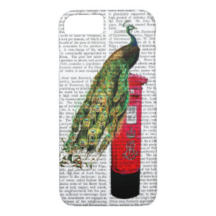 Pfau auf Postbox Case-Mate iPhone Hülle