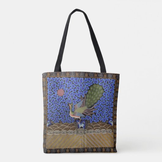 Pfau aus Qing-Dynastie Tasche (Rückseite)