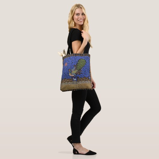 Pfau aus Qing-Dynastie Tasche (Am Model)