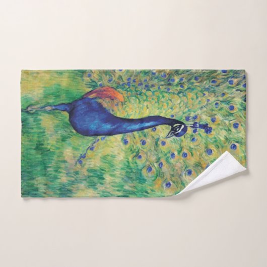 Pfau - Badetuch-Set Badhandtuch Set (Handtuch)