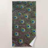 Pfau-Badetuch Strandtuch (Vorderseite)