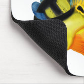 Pfau-Baß Mousepad (Ecke)