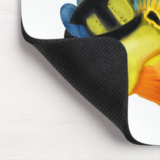 Pfau-Baß Mousepad (Ecke)