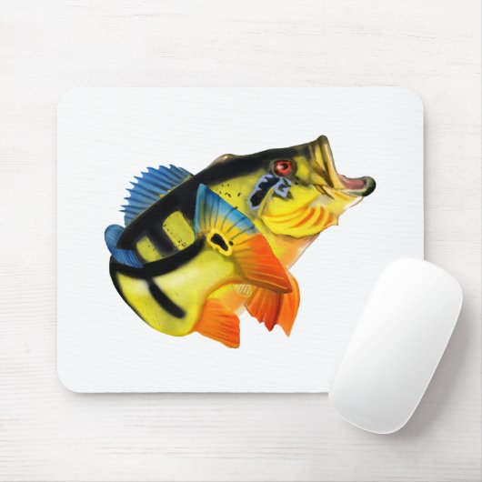 Pfau-Baß Mousepad (Mit Mouse)