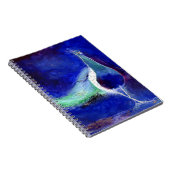 Pfau-Blau 2013 Notizblock (Rechte Seite)