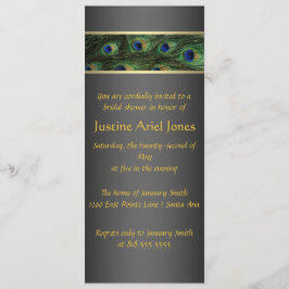 Pfau-Brautparty-Einladung Einladung