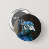 Pfau Button (Vorne & Hinten)