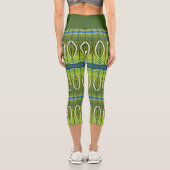 Pfau Capri Leggings (Rückseite)