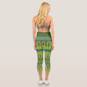 Pfau Capri Leggings (Rückseite)