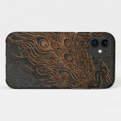 Pfau Case-Mate iPhone Hülle (Rückseite (Horizontal))