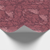 Pfau-Damaskus-Muster Geschenkpapier (Ecke)