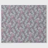 Pfau-Damaskus-Muster Geschenkpapier (Flach)
