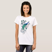 Pfau-Dämmerungs-T-Shirt T-Shirt (Vorne ganz)