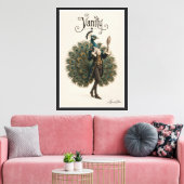 Pfau Dandy Leinwanddruck (Insitu (Wohnzimmer))
