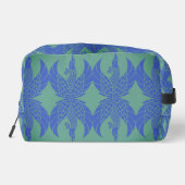 Pfau - Dekorative Toilettenbeutel Waschbeutel (Rückseite)